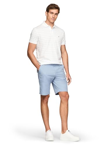 Image of Tommy Hilfiger Mens Short Sleeve Casual Polo Shirts in Regular Fit with Liquid Cotton
