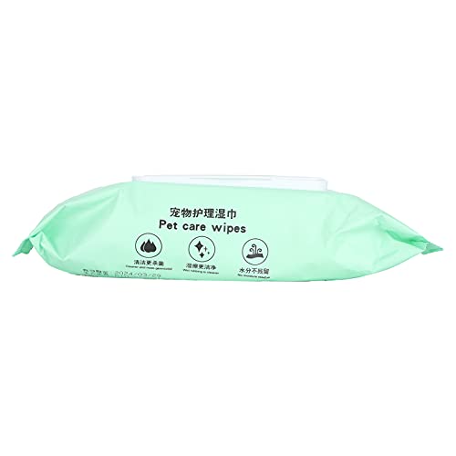 Pet Safe Deodorizing Grooming Wipes 80ct Per Pack for Dogs Cats Rabbits Paws Stains - Image 6