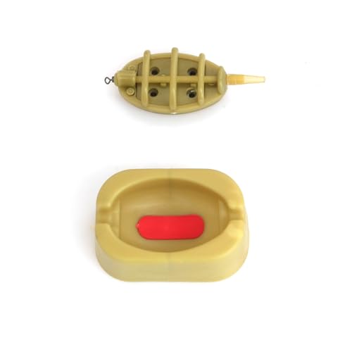 heyous 2 Sets Soportes de Anzuelo de Plástico para Cebo Accesorios de Pesca de Carpa Dispositivo de Alimentador en Línea para Señuelos miniatura 2