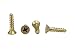 #8 x 3/4" Solid Brass Flat Head Philips Wood Screw (1/2" to 1-1/2" in Listing), 100 Pack (#8 x 3/4")
