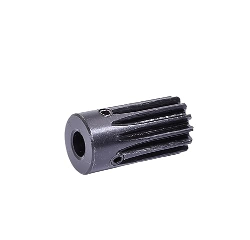 KUAOXK-Industrial helical Gear 1pcs Module 1 Spur Gear 1M-12T/13T/14T Carbon Steel Motor Gear Bore Size 7mm Transmission Accessories(12 Teeth)