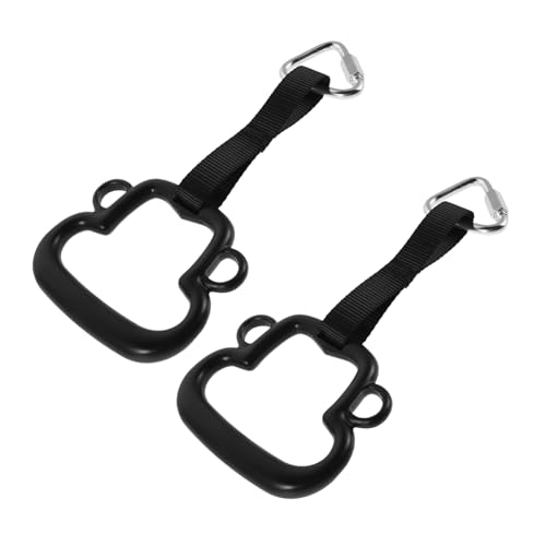 BESTonZON 1Pair Ninja Gymnastic Rings Durable Outdoor Workout Equipment for Sturdy Climbing Rings for Backyard Fun Ninja Rope Accessory for Active Play and Fitness