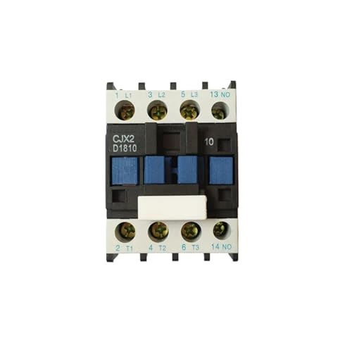 Contactor CA CJX2-1810 de 18A y 220V para control de motores trifásicos