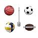 Ball Pump Needle Kit Replacement for Portable Tire Inflator Air Comressor Inflating Adapter,Air Pump Nozzle Adapter Kit for Inflatables, Balloons,Sport Balls, Bicycles,Bike, inflator adapter kit,4pcs