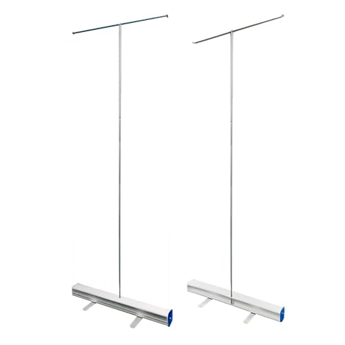Genérico Estructura Roll Up 85x200 cm de Aluminio | Expositor Publicitario Retráctil | Soporte para Cartel, Banner o Pancarta | Incluye Bolsa de Transporte