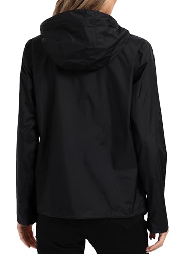 Image of Women's Rain Jacket Lightweight Waterproof Raincoat