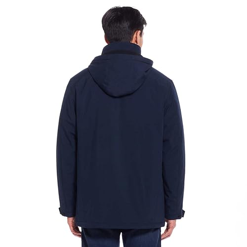 Weatherproof Men’s Ultra Tech Removable Fleece Lined Hood Jacket (Blue,Small)2