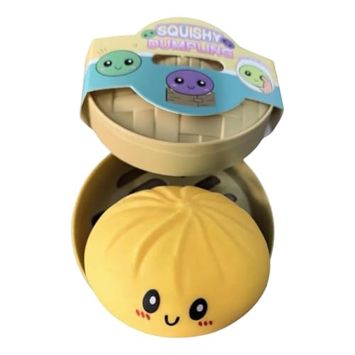 Dumpling Squeeze Toy - Slow Rising Fidget | Anti Stress Rebound Toy Soft Stress Relief Hand for Adults, Kids, Teens, Home, Offic