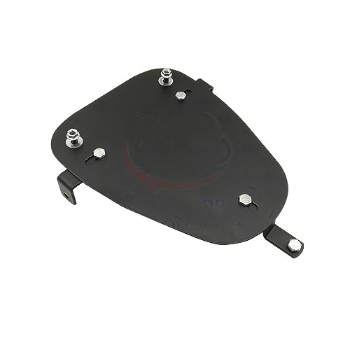 Housse siège moto solo haut de gamme avec plaque de base noire pour Shadow et Steed
