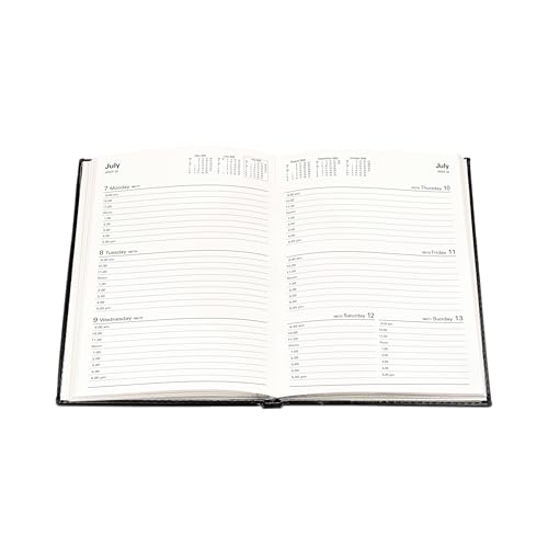 Collins Chelsea 2025 Diary for Professionals, A5 Week To View Business Planner, Black, (ND53.99-25) - Image 2