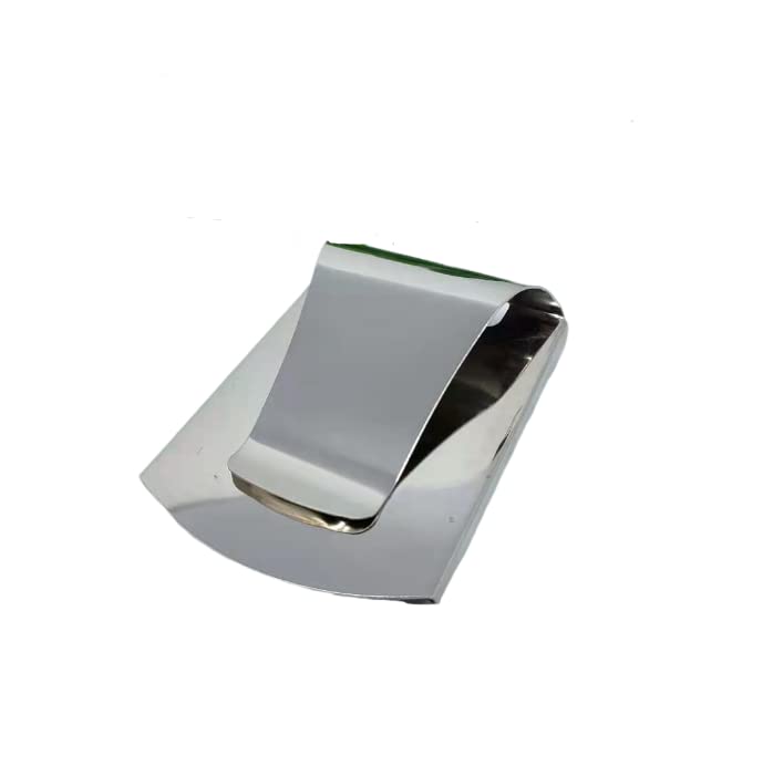 Stainless Steel Money Clip Silver Metal Pocket Holder Wallet Credit Card Holder For Father's Day/Xmas Gift2