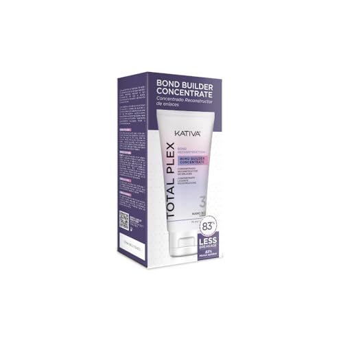 Kativa Total Plex Bond Repair | Concentrado reconstructor de enlaces capilares | Reconstructor capilar | Repara y protege el cabello | NANO - BOND COMPLEX | 70ml