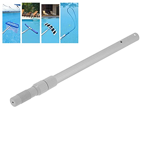 Vara de Piscina Vara de Piscina de 2 Seções Vara Telescópica de Alumínio Suprimentos de Ferramenta d