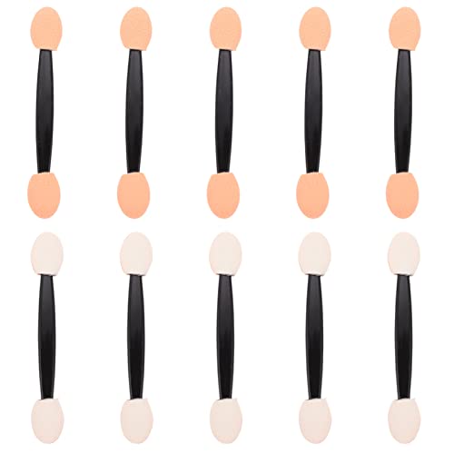 FOMIYES Professional Makeup Brushes 100pcs Double-sided Eyeshadow Sponge Brush Ideal for Events Wedding Party School Prom