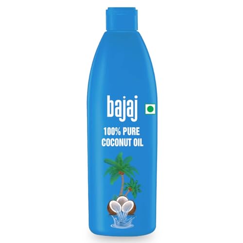 Image of Bajaj 100% Pure Coconut Oil 300ml | Made with Premium Grade 1 Quality Coconuts (Pack of 2)