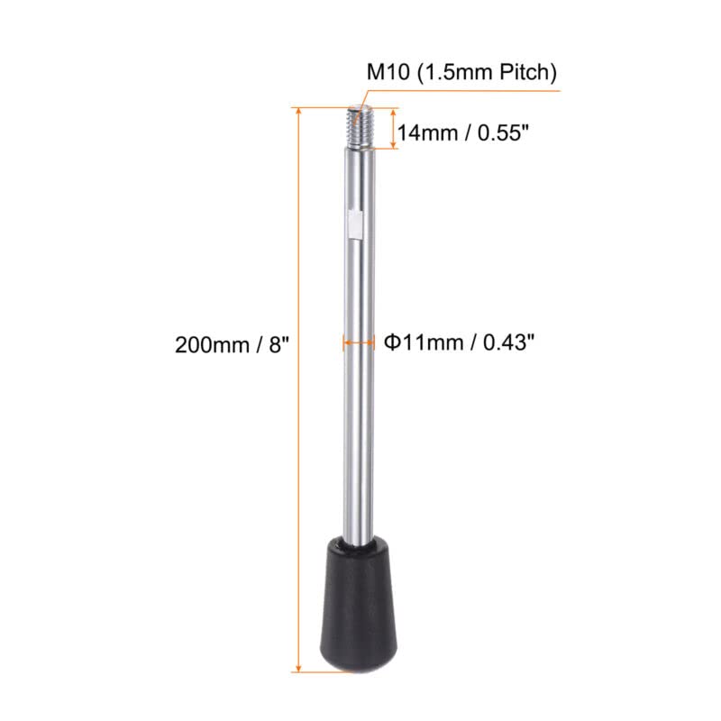 Tool parts 4pcs M10 Crank Handle Grip Lathe Machine Revolving Clamping Handles 200mm Length