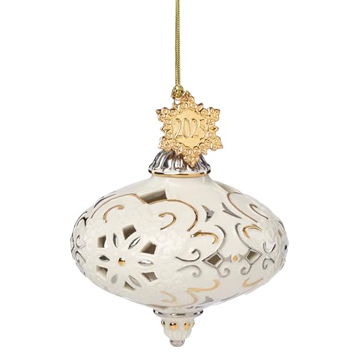 Lenox Ornaments, 2025 Annual Porcelain Ornament, Gold...