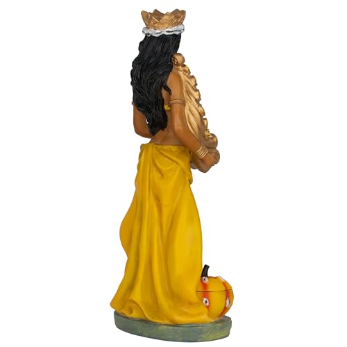 Figura de Resina Orisha Ochun Diosa de la Abundancia 12" miniatura 4