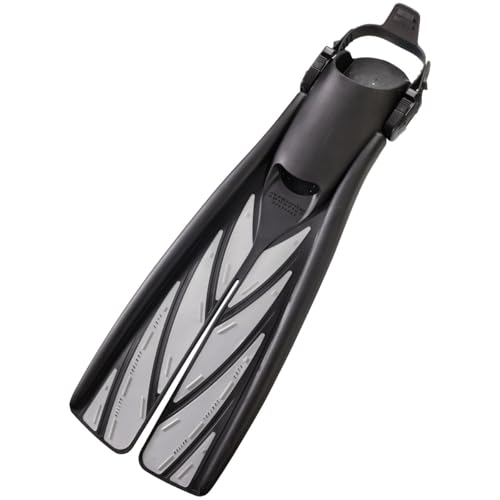 Atomic Aquatics Split Fins, Silver, Large