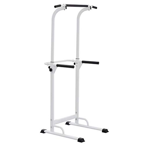 OTQEFTN Barbell Squat Rack Stand Adjustable Height Solid Steel Bench Presses Squat Rack Dip Stands Multi-Function Pull-Up Bars & Barbell Rack Strength Training Fitness Equipment for Home Gym