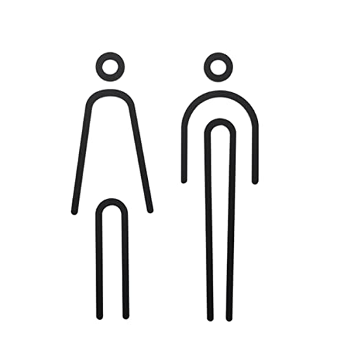 Panneaux de toilette pour hommes et femmes idéal pour restaurant et bureau