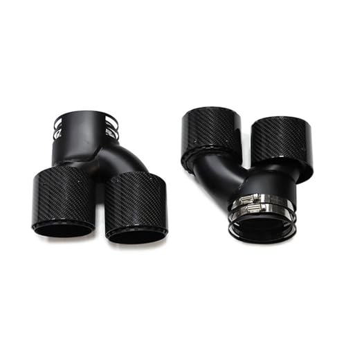 Tuyau d'échappement voiture quadruple sortie carbone compatible avec M340i M440i M240i G20 G22