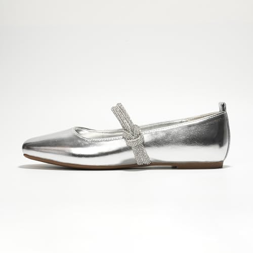 Tammy Cape Robbin Ballet Flats - Comfortable Rhinestone Dressy Shoes3