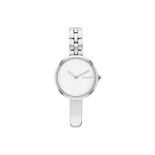 Calvin Klein Orologio Analogico al Quarzo da donna con cinturino in acciaio inossidabile argentato - 25200278