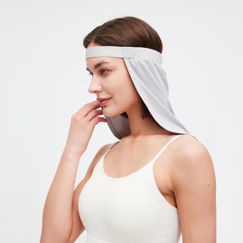 Unisex Neck Gaiter,Sun Protective Neck Drape,Neck Shade,UV Cap Drape,Sun Protection 2 in 1 UV Face Cover,UPF 50+3