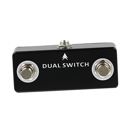 Toyvian Guitar Effects Footswitch Pedal Dual Control Switch for Guitar Accessories Supply