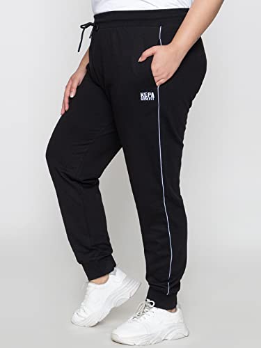 Image of Track Pants for Woman - High Waist Trousers for Woman, Cotton Joggers Pants for Women Gym & Casual Wear for Women's Sports