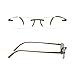 proSPORT Reading Glasses +1.75 Brown Frame Rimless Full Lens Reader Ultra Lightweight Flexible Men Women