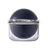 2024 Denture Clean Case Planet-themed Denture Bath Box with Strainer Basket, Braces Cleaner Cup, Cute Denture Holder Retainer Storage Soak Container