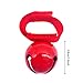 Pegciuho Noise Maker Dog Bell with for Hiking Travel Mountaineering, Red