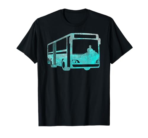 Conductor de autobús, conductor de autobús, trabajo, trabajo de asfalto con efecto grunge Camiseta