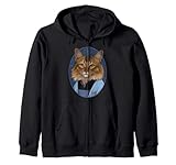 Star Trek: The Next Generation Dr. Crusher Cat Portrait Sudadera con Capucha
