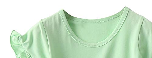 Little Girls Princess Nightgrown Toddler Summer Sleepwear Kids Short Sleeve Pajama Dresses2