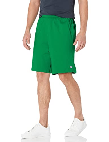 Champion Short en Jersey Vert pour Vos Journées Détente et Séances Sportives