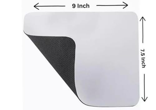 Image of Premium Gaming Mouse Pad with Anti-Skid Base, Black, 3MM Thick Rubber, Anti-Slip Surface, Perfect for Gaming