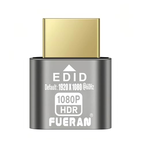 Image of 2K 4K 8K HDMI Dummy Plug-Virtual Monitor Display Emulator Headless Adapter 3840x2160@60Hz 1080@120HDR DVI EDID Emulator (2K-1080@60 HDR)