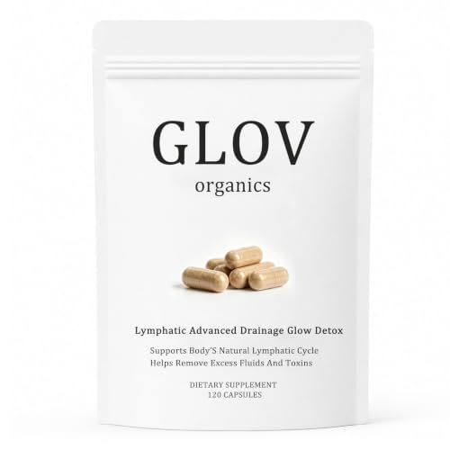 Glov Lymphatic Advanced Drainage Glow Detox Wellness Formula 120 Capsules