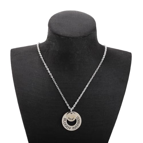 TIIMG Bloody Inspired Gift Maze Movie Lover Gift Maze Novel Reader Bookish Gift Movie Fans Gift Necklace2