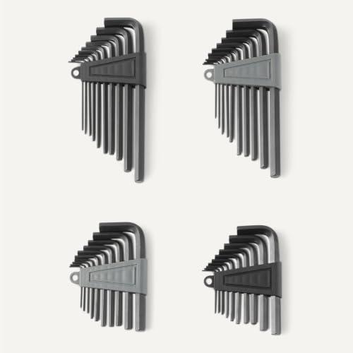 Image of Amazon Basics 287-Piece Mechanic Socket Set with Quick-Release Ratchets, Wrenches, Bits, 1 /4 inch 3 /8 inch 1 /2 inch, Metric and SAE, 3-Drawer Case, for Auto and Machine Repairs