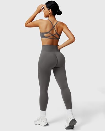 Image of MOOSLOVER Seamless Butt Lifting Workout Leggings for Women High Waist Yoga Pants Compression Contour Tights