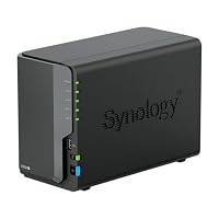 Synology DS224+ 2-Bay Diskstation NAS (Intel Celeron J4125 4-Core 2.0 GHz 2GB DDR4 RAM 2xRJ-45 1GbE LAN-Port) 8 TB Bundle mit 2X HAT3300-4T – Ansicht 1
