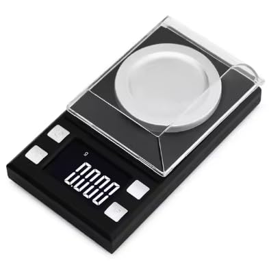 Báscula digital de cocina de alta precisión de 100 g, 0,001 g, báscula de peso de oro