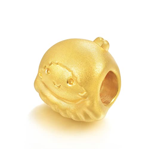 Chow Sang Sang Sanrio 999 24K Solid Gold Little Twin Stars Lala Charm Bracelet For Women And Girls 88471C #TOP4