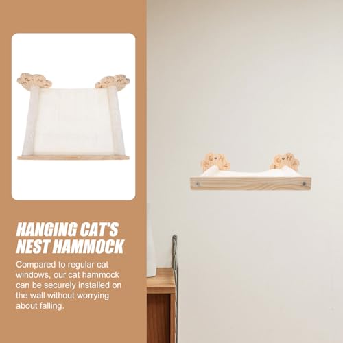 Didiseaon rede de gato linda cama de gato prateleiras flutuantes de parede para gatos camas de gato