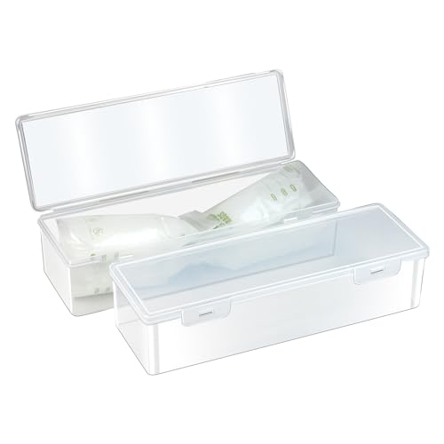 Image of NEAMVCT Storage Tower for Breastmilk Storage Bag, 2 Pcs Set Freezer Storage Organizer, for Bottles, Yogurt Storage Bags and Freezer Storage Container (B)