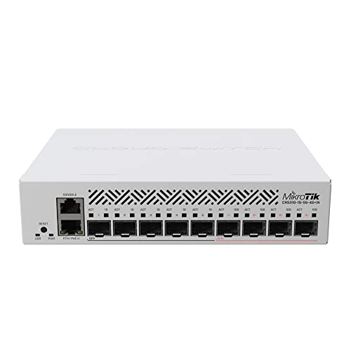 Image of Mikrotik CRS310-1G-5S-4S+in 5 x SFP Ports 4 x SFP+ Ports and 1 x Gigabit Ethernet Port